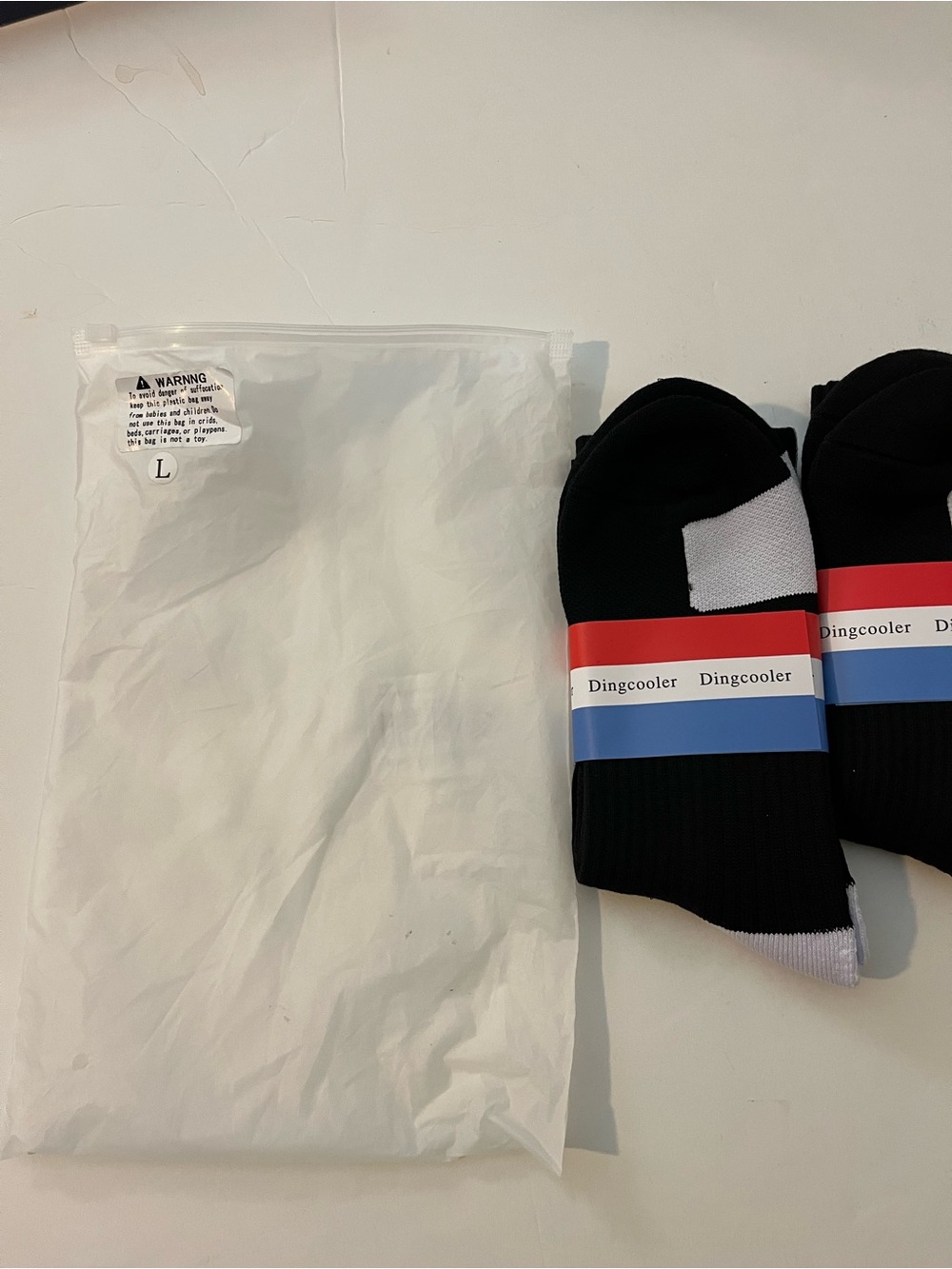 Black & White Crew Socks - Pack of 2